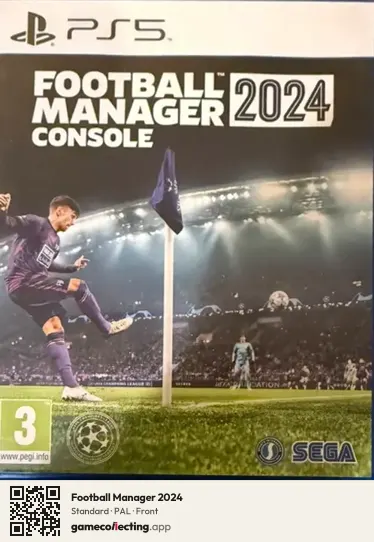 Football Manager 2024 PlayStation 5, PAL box front