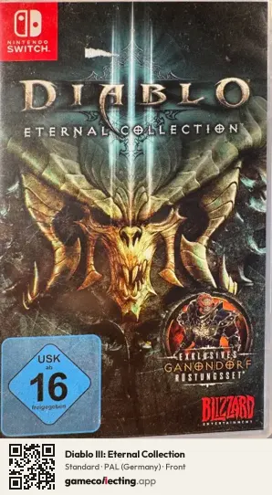 Diablo III: Eternal Collection Nintendo Switch, Germany box front
