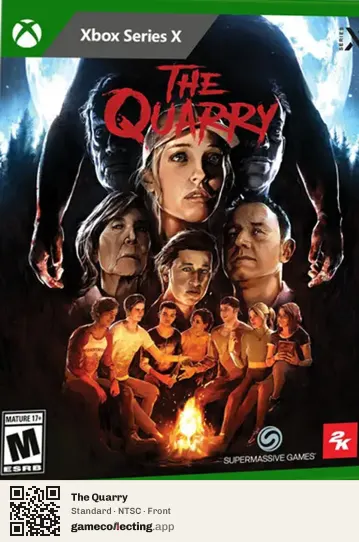 The Quarry Xbox Series X, NTSC box front