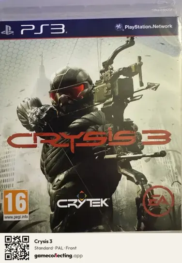 Crysis 3 PlayStation 3, PAL box front