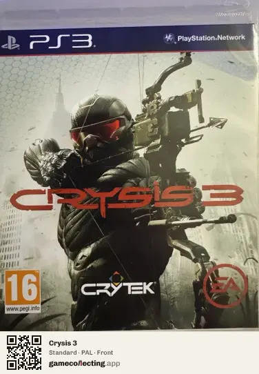 Crysis 3 PlayStation 3, PAL box front