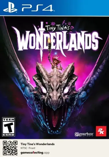 Tiny Tina's Wonderlands PlayStation 4, NTSC box front
