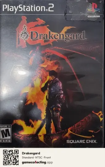 Drakengard PlayStation 2, NTSC box front