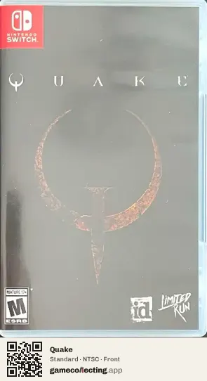 Quake Nintendo Switch, NTSC box front