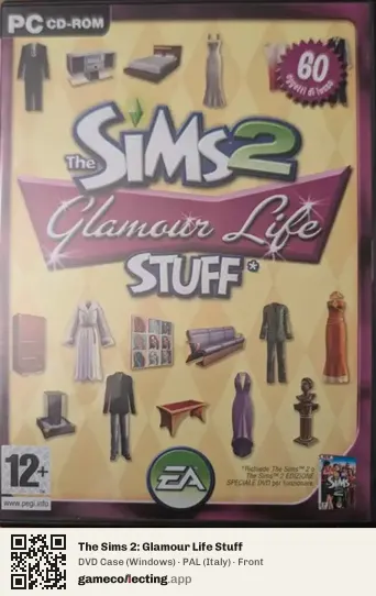 The Sims 2: Glamour Life Stuff Computer, Italy box front