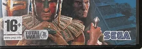 Medieval II: Total War, the PEGI square on its front