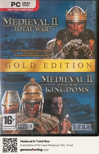Medieval II: Total War Computer, PAL box front
