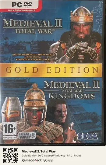 Medieval II: Total War Computer, PAL box front
