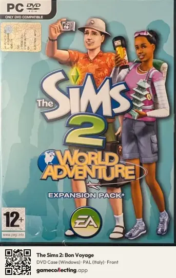 The Sims 2: Bon Voyage Computer, Italy box front