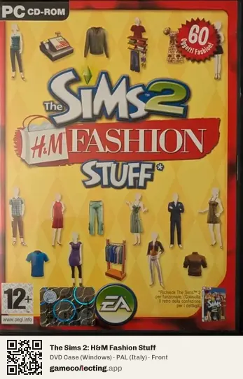 The Sims 2: H&M Fashion Stuff Computer, Italy box front