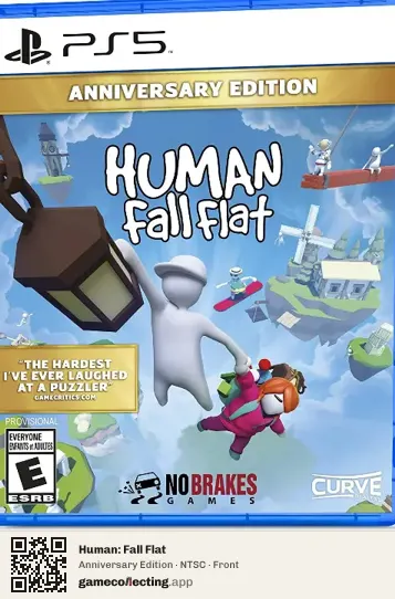 Human: Fall Flat PlayStation 5, NTSC box front