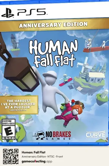 Human: Fall Flat PlayStation 5, NTSC box front