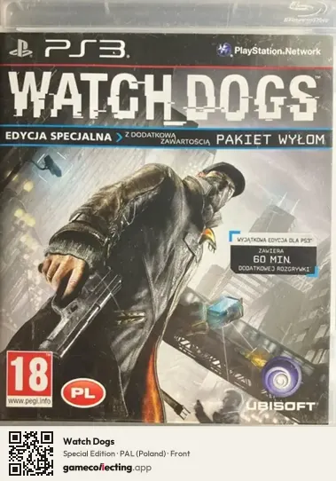 Watch Dogs PlayStation 3, Poland box front