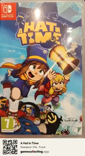 A Hat in Time Nintendo Switch, PAL box front
