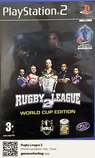Rugby League 2 PlayStation 2, PAL box front