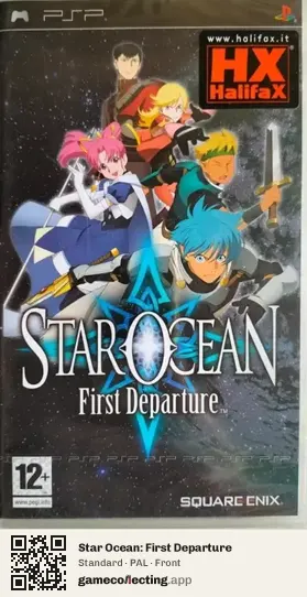Star Ocean: First Departure PlayStation Portable, PAL box front