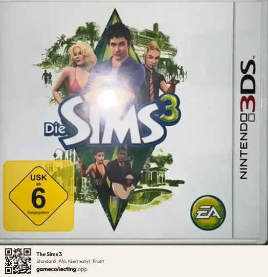 The Sims 3 Nintendo 3DS, Germany box front