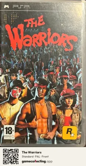 The Warriors PlayStation Portable, PAL box front