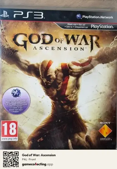 God of War: Ascension PlayStation 3, PAL box front