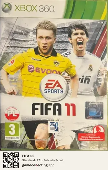 FIFA 11 Xbox 360, Poland box front