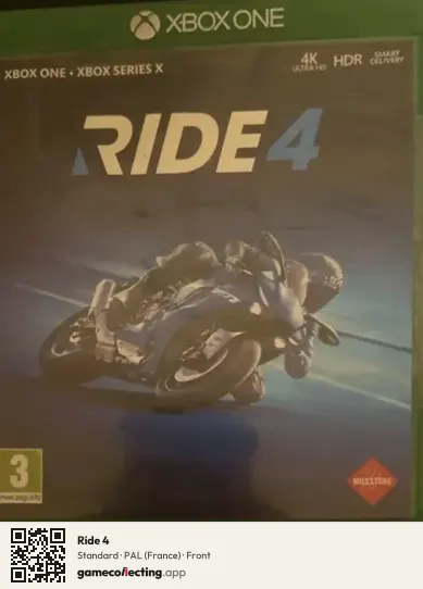 Ride 4 Xbox One, France box front
