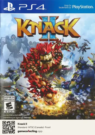 Knack II PlayStation 4, Canada box front