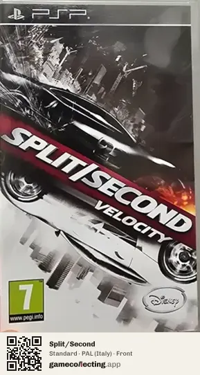 Split/Second PlayStation Portable, Italy box front