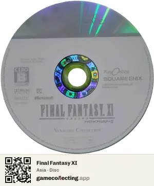 Final Fantasy XI Xbox 360, Asia disc