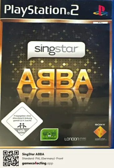 SingStar ABBA PlayStation 2, Germany box front
