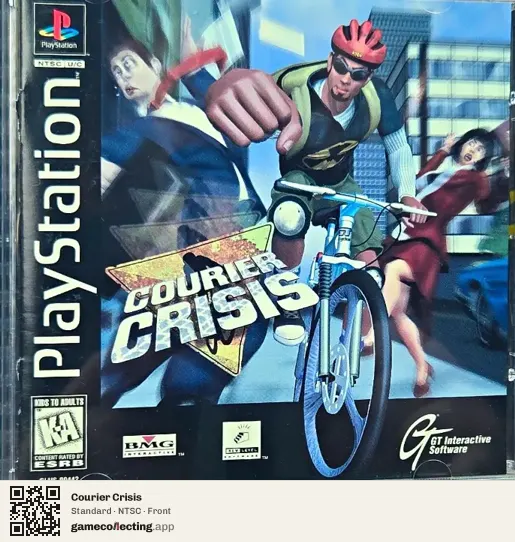 Courier Crisis PlayStation, NTSC box front