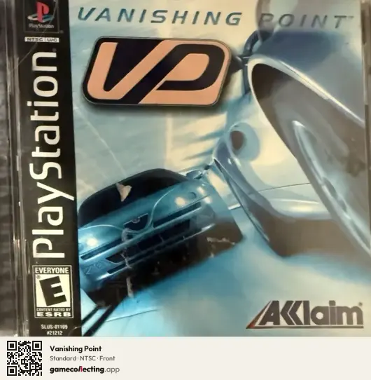 Vanishing Point PlayStation, NTSC box front