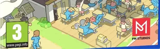 Let's School, the PEGI square on its front