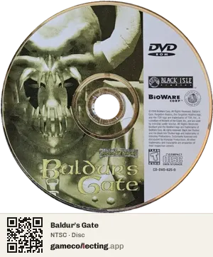 Baldur's Gate Computer, NTSC disc