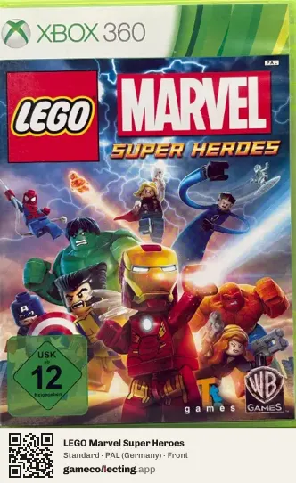 LEGO Marvel Super Heroes Xbox 360, Germany box front