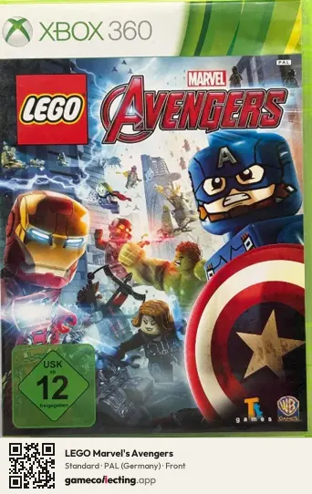 LEGO Marvel's Avengers Xbox 360, Germany box front