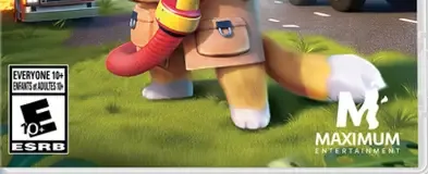 Leo: The Firefighter Cat, the ESRB box on its front