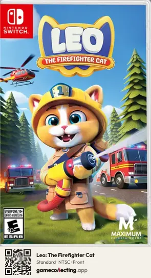 Leo: The Firefighter Cat Nintendo Switch, NTSC box front