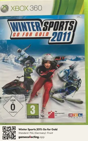 Winter Sports 2011: Go for Gold Xbox 360, Germany box front