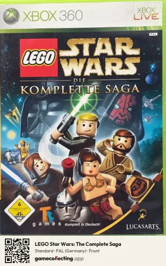 LEGO Star Wars: The Complete Saga Xbox 360, Germany box front