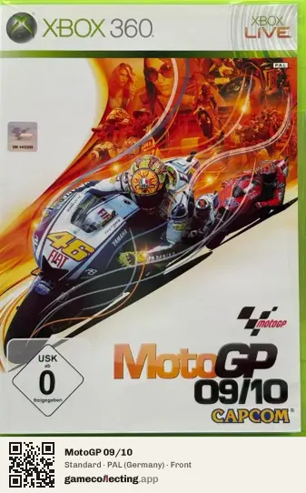 MotoGP 09/10 Xbox 360, Germany box front
