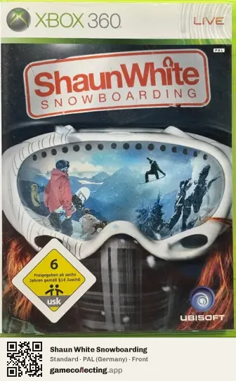 Shaun White Snowboarding Xbox 360, Germany box front