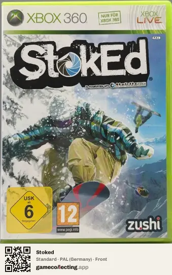 Stoked Xbox 360, Germany box front