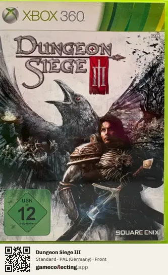 Dungeon Siege III Xbox 360, Germany box front