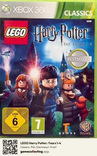 LEGO Harry Potter: Years 1-4 Xbox 360, Germany box front