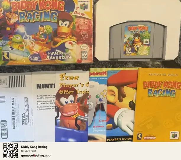 Diddy Kong Racing Nintendo 64, NTSC box front