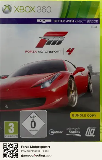 Forza Motorsport 4 Xbox 360, Germany box front