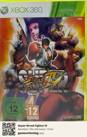Super Street Fighter IV Xbox 360, Germany box front