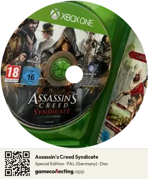 Assassin's Creed Syndicate Xbox One, PAL disc