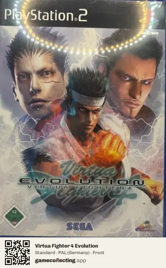 Virtua Fighter 4 Evolution PlayStation 2, Germany box front