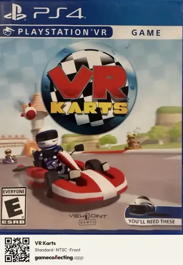 VR Karts PlayStation 4, NTSC box front